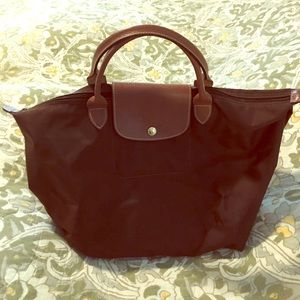 Brown Longchamp Tote